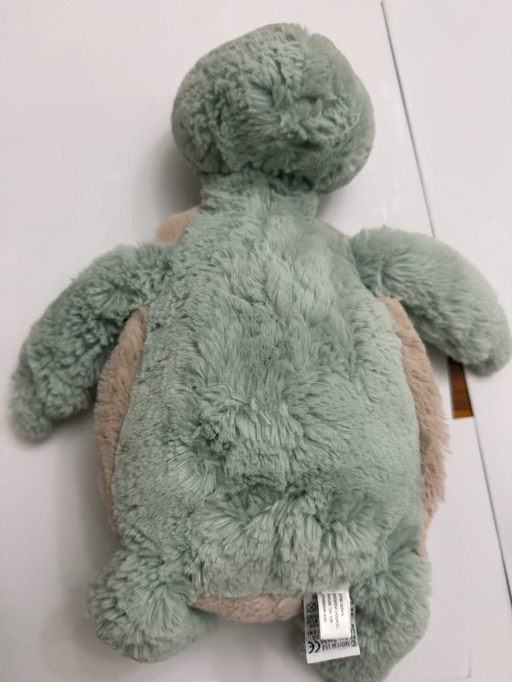 Jellycat Sage Green and Beige Plush Turtle Stuffed Animal - Picture 1 of 5